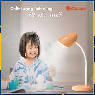 Đèn Học Để Bàn, Chip LED SUNLIKE Ánh Sáng Trung Thực và Bảo Vệ Mắt. Mã sản phẩm RL38.LED - 6W - Hàng chính hãng