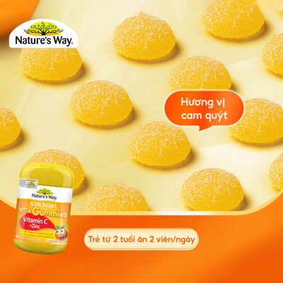 Kẹo Dẻo Bổ Sung Kẽm & Vitamin C Nature