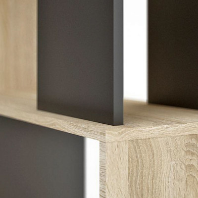 Giá sách gỗ đẹp thiết kế hiện đại SMLIFE Beruche