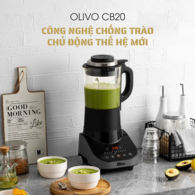 Máy Nấu Sữa Hạt Olivo CB20 Thương Hiệu Mỹ Cao Cấp Gồm 12 Chức Năng Tự Vệ Sinh Khử Khuẩn - Hàng Chính Hãng