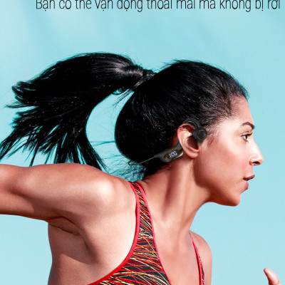 Tai Nghe Dẫn Khí Qua Xương Cao Cấp Teement Tai Nghe Bluetooth Không Dây Dành Cho Thể Thao Và Chạy Bộ - Hàng Chính Hãng