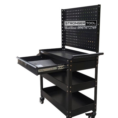 XE ĐẨY 3 NGĂN 1 NGĂN KÉO CÓ TẤM TREO