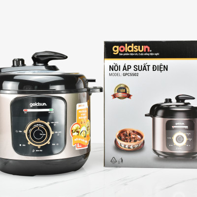Nồi áp suất điện Goldsun GPC5502 (5L) Hàng chính hãng