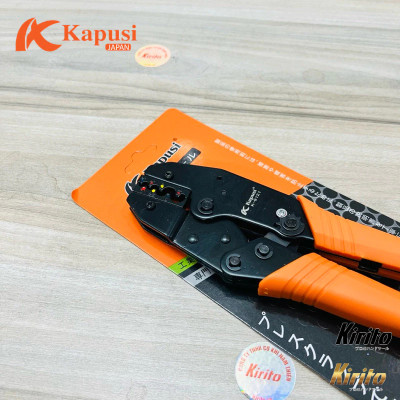 Kềm bấm cos đầu dây cách điện thương hiệu kapusi tools mã k9121 các số 0.5/1/1.5/2.5/4/6/10mm