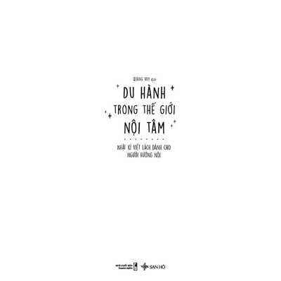 Sổ Du hành trong thế giới nội tâm – Nhật kí viết lách dành cho người hướng nội
