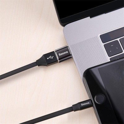 Đầu chuyển đổi OTG Baseus full size cho Laptop, Macbook, Máy tính bảng, Điện thoại -Hàng Chính Hãng