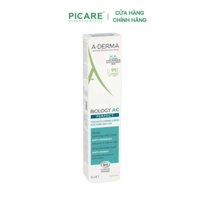 Kem Dưỡng Làm Giảm Và Ngăn Ngừa Mụn A-derma Biology AC Perfect Fluid 40ml