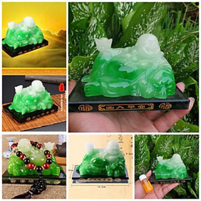 Tượng Ngọc Đá Với Ngăn Nước Hoa Phật Di Lặc Phong Thủy: - Trang Trí Xe Hơi Và Bàn Làm Việc Đẳng Cấp