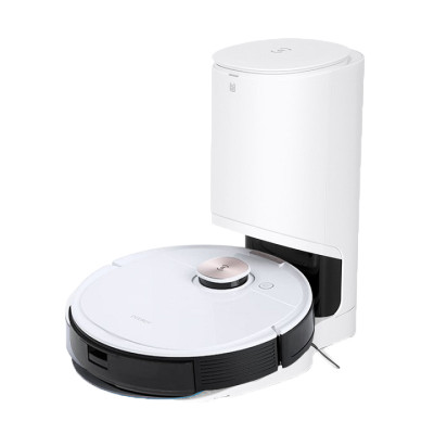 Robot hút bụi lau nhà Ecovacs Deebot T8 Max Plus - hàng nhập khẩu chính hãng full VAT, bảo hành chính hãng 12 tháng bởi Vietnam Robotics, lực hút 1500Pa, thời gian hoạt động 3 giờ liên tục