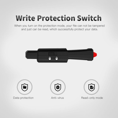 Netac Write Protect USB2.0 Flash Drive U208S 8G Memory Stick