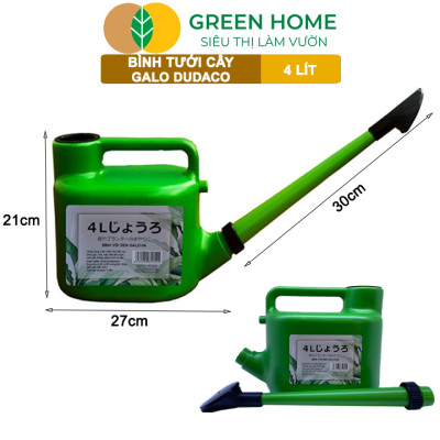 Bình Tưới Cây Vòi Sen GreenHome, Galo Dudaco, 4 Lít, 2 Chế Độ Tưới, Dễ Sử Dụng, Tháo Lắp Dễ Dàng, Độ Bền Cao