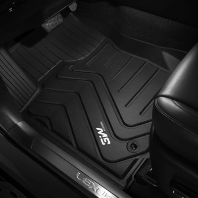 Thảm lót sàn xe ô tô LEXUS GS 2011- đến nay Nhãn hiệu Macsim 3W chất liệu nhựa TPE đúc khuôn cao cấp - màu đen