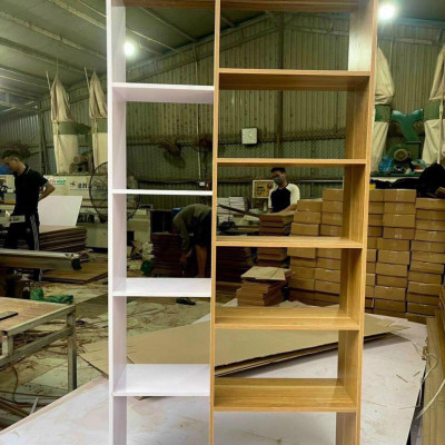 Kệ Sách Đứng Phong Cách Bắc Âu 6 Tầng Sang Trọng, Phù Hợp Với Mọi Ngôi Nhà, Bền Và Đẹp Chất Gỗ MDF Dày 12MM Kích Thước 130x60x17CM