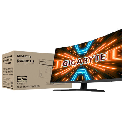 Màn Hình LCD Cong Gaming Gigabyte G32QC A (31.5"/2K 2560x1440/ VA/165Hz/ 1ms) - Hàng Chính Hãng 