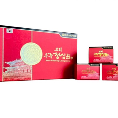 An Cung Ngưu Hoàng Thanh Tâm Bio Hàn Quốc hộp 10 viên