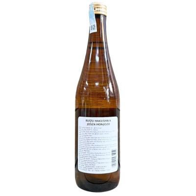 Rượu Hakushika Josen Honjoro 15 - 16% 720ML (Tatsuuma Honke Brewing)