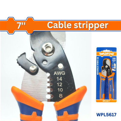 KỀM CẮT VÀ TƯỚT DÂY ĐIỆN 7"/180MM WPL5617 WADFOW - HÀNG CHÍNH HÃNG