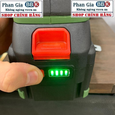 Máy Mài Pin AKUZA 01BL Cao cấp - Không chổi than có chỉnh lực điện tử, Pin 15 cell x2 - Bảo hành chính hãƞg