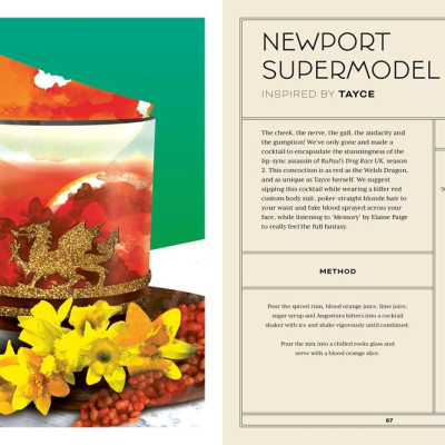 Sách - Dragtails - Fierce Cocktails Inspired by Drag Royalty by Greg Bailey (UK edition, Hardcover)