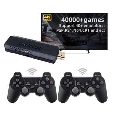 Bộ Máy Retro Gamestick X2 64G 2 tay cầm kết nối HDMI cho màn hình Tivi máy chiếu hàng nhập khẩu