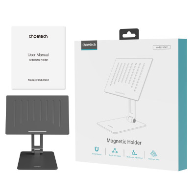 Giá đỡ hít nam châm Choetech H068 cho i-Pad pro 11inch và Choetech H069 cho i-Pad 12.9inch ( Hàng chính hãng)