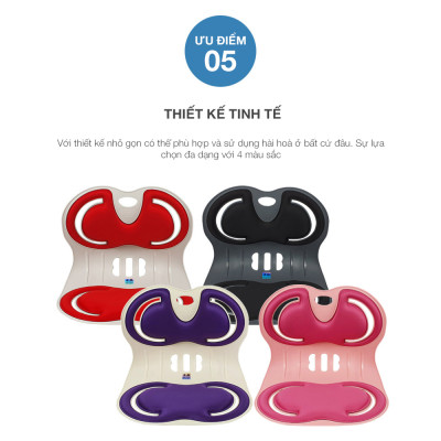 [Hàng chính hãng] Combo 2 Ghế chỉnh dáng ngồi đúng Infinity Pit Chair - Hàn Quốc. Ghế rộng phù hợp Nam, Nữ cân nặng từ 45 - 75kg. Sản phẩm nhiều màu, nhiều lựa chọn Combo cho gia đình.