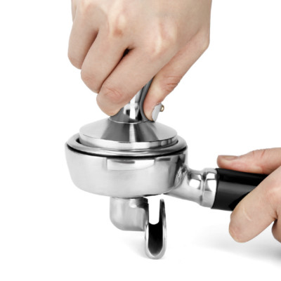 Tay nén cà phê L-Beans máy Espresso cỡ 49, 51 và 58mm - Chất liệu:Thép không gỉ 304 - HÀNG NHẬP KHẨU