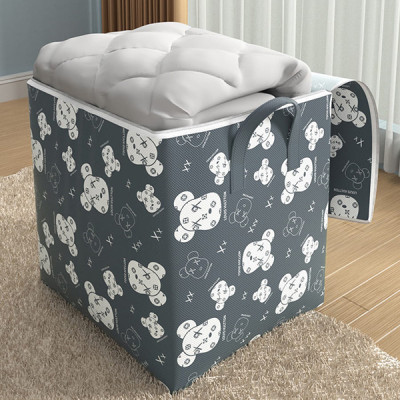 Túi đựng quần áo, chăn màn size lớn 1000L, có khoá kéo cao cấp- Hàng chính hãng