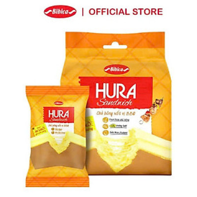 Bánh Hura Sandwich Chà Bông Bibica 90g