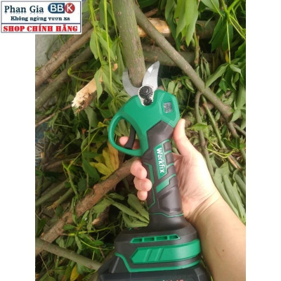 Kéo cắt cành pin WORKFIX WF-CP30BL, Động cơ Không chổi than, Màn hình led hiển thị- Bảo hành chính hãƞg.