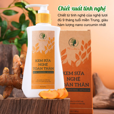 Combo kem sữa nghệ toàn thân và thảo mộc vệ sinh cho mẹ Wonmom