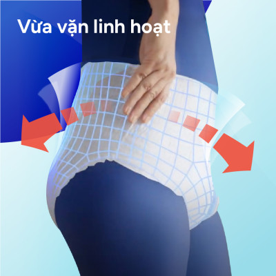 Tã quần người lớn CONFIDENCE SLIM&FIT size M/L gói 20/16 miếng