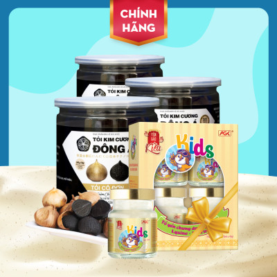 Combo 3 Hộp Tỏi Kim cương Đông Á 200g  - Tỏi đen cô đơn SX theo công nghệ Nhật Bản, hỗ trợ tốt cho sức khỏe - Kiểm nghiệm chất lượng bởi Bộ Y Tế, Intertek