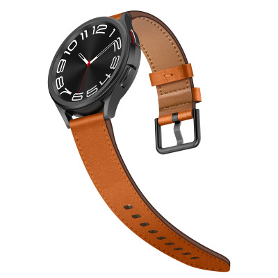Dây Da Thật Nút Nhấn Tháo Nhanh cho Galaxy Watch 7 / Galaxy Watch 6 / 6 Classic / Galaxy Watch 5 / 5 Pro / 4 / 4 Classic Size 20mm - Hàng Chính Hãng
