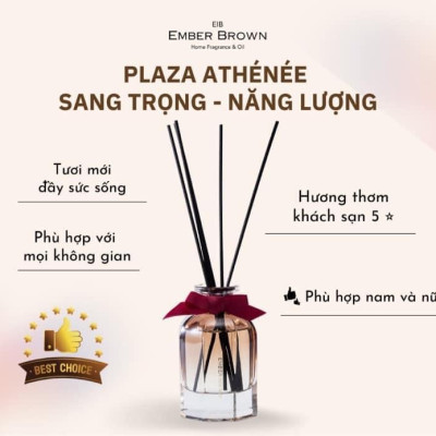 TINH DẦU NƯỚC HOA CAO CẤP EMBER BROWN - PHIÊN BẢN ĐẶC BIỆT BURGUNDY HƯƠNG PLAZA ATHÉNÉE