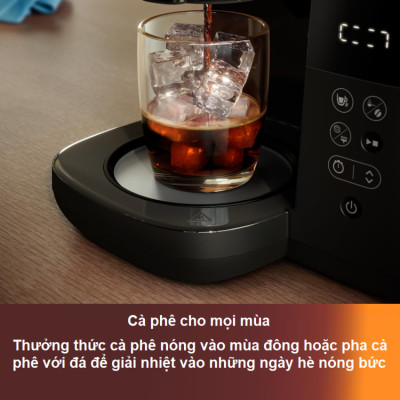 Máy pha cà phê Drip xay và pha tự động thương hiệu Hà Lan Philips HD7900/50 - Hàng chính hãng (BH 1 NĂM)
