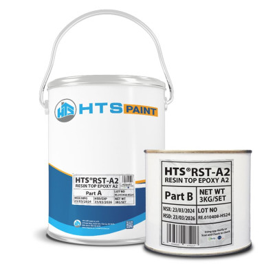 Keo Epoxy Resin trong suốt HTS RST-A2 bộ nhỏ 3kg đổ sàn, đổ bàn ghế, decor 3D