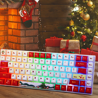 Bộ Keycap Chrismas (Noel) thick PBT Dye-sub - Hàng Chính Hãng 
