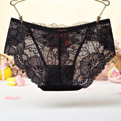 Combo 05 Quần Lót Ren Thêu Hoa Hồng Mềm Mại Quyến Rũ (Giao màu ngẫu nhiên)