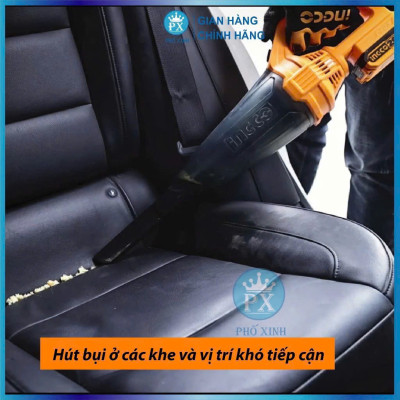 Máy hút bụi không dây INGCO CVLI201261 dùng pin 20V không bao gồm Pin và Sạc