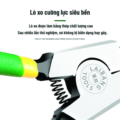 Hộp 4 chiếc Kiềm mở phe trong, phe ngoài, Mũi cong, mũi thẳng, mũi đôi, mũi đơn (kìm phanh)Mẫu 7inch