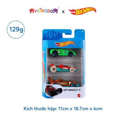 Đồ Chơi Bộ 3 Siêu Xe Hot Wheels K5904 - Giao hàng ngẫu nhiên