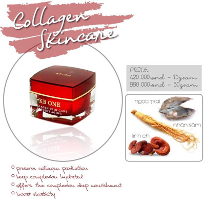 Kem Dưỡng Trắng Da Ngừa Nám Đồi Mồi Cao Cấp KB One (VIP đỏ) 50g