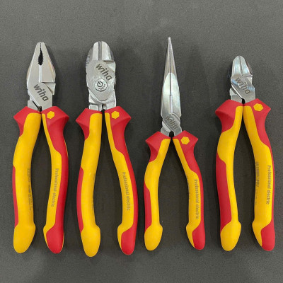 Bộ 4 kìm cách điện chuyên nghiệp Wiha 26714 & 38191 & 26727 & 43340