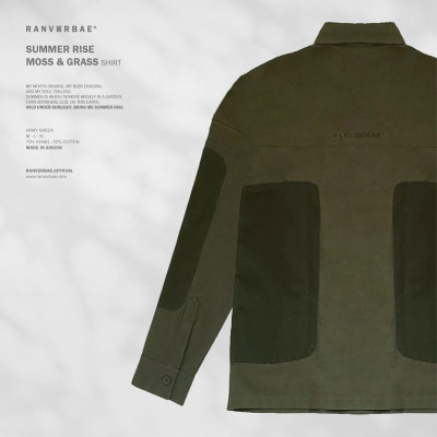 Áo Sơmi RANV RBAE MOSS & GRASS Rêu