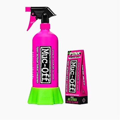 Bộ Sản Phẩm Bình Nhôm & Bột Vệ Sinh cho  Xe Đạp, Xe Máy Và Ô Tô Muc Off Bottle For Life Bundle