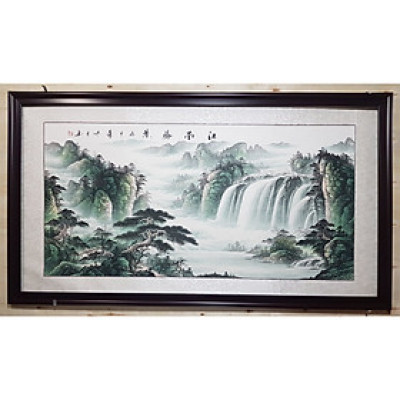 Tranh thủy mặc , Sơn thủy hữu tình-tm71-5