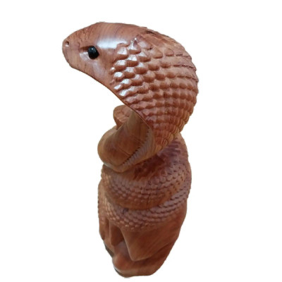 Tượng rắn phong thủy bằng gỗ hương KT 30 X 13 X10 CM