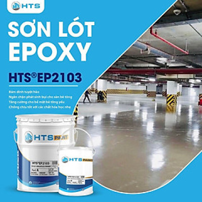 Sơn lót Epoxy Đa năng HTS EP2103 bộ lớn 16Kg