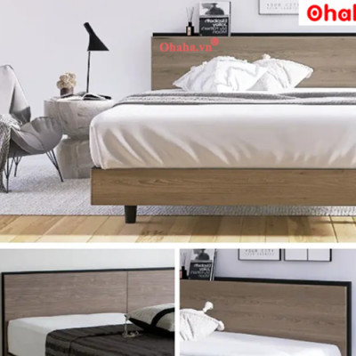 Giường Ngủ Gỗ OHAHA Cao Cấp OH003